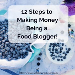 how to make money being a food blog marketer in 12 steps