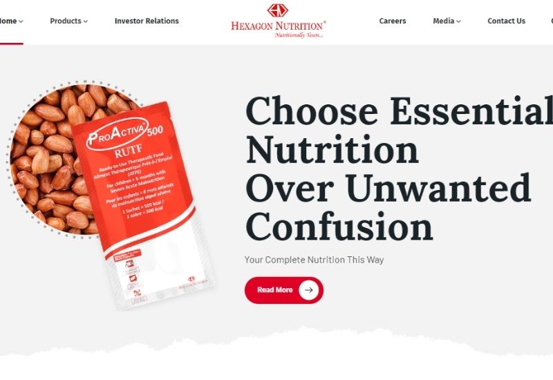 Hexagon Nutrition Website